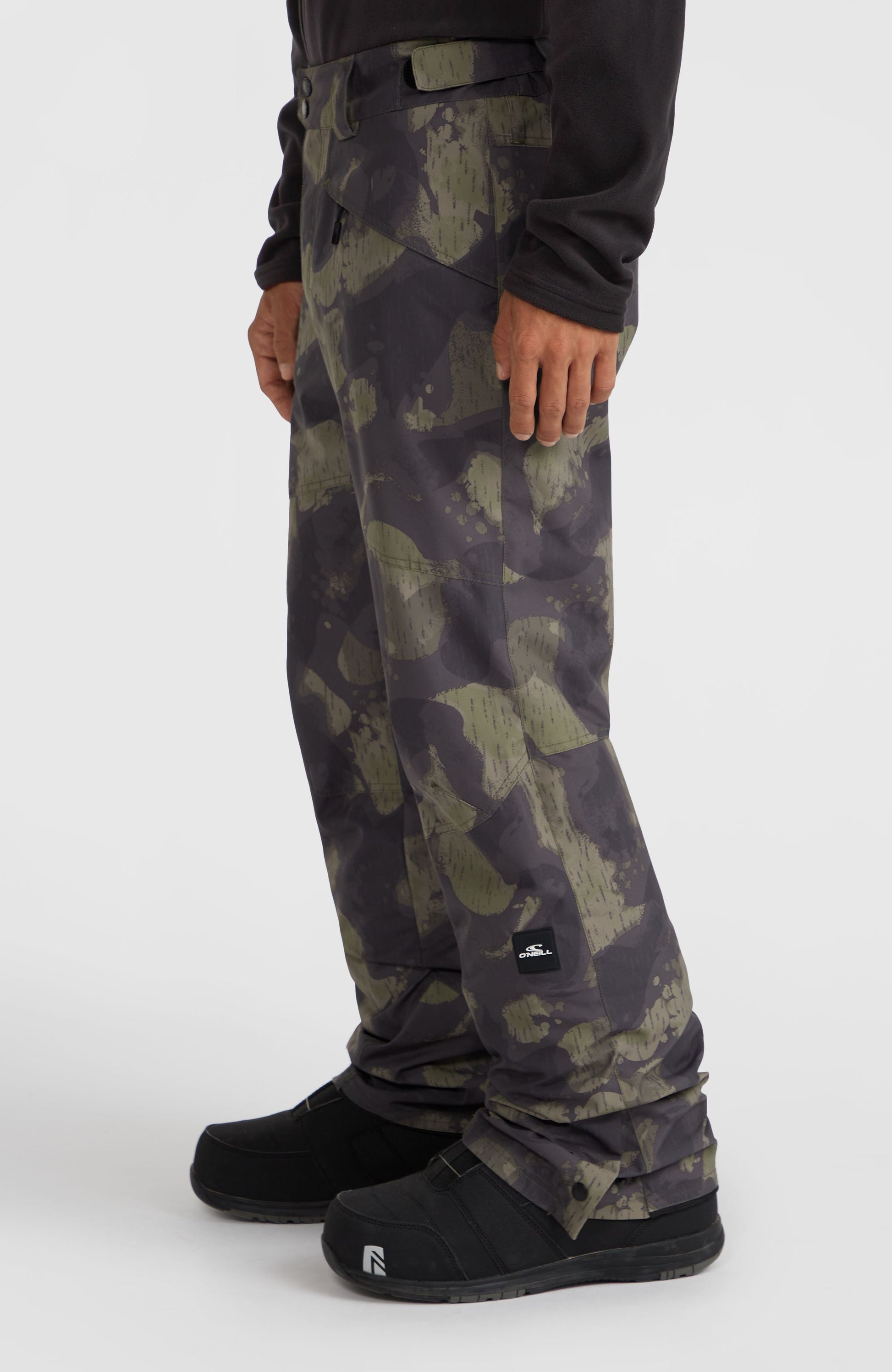 Hammer Regular Snow Pants Men Black Night Camo