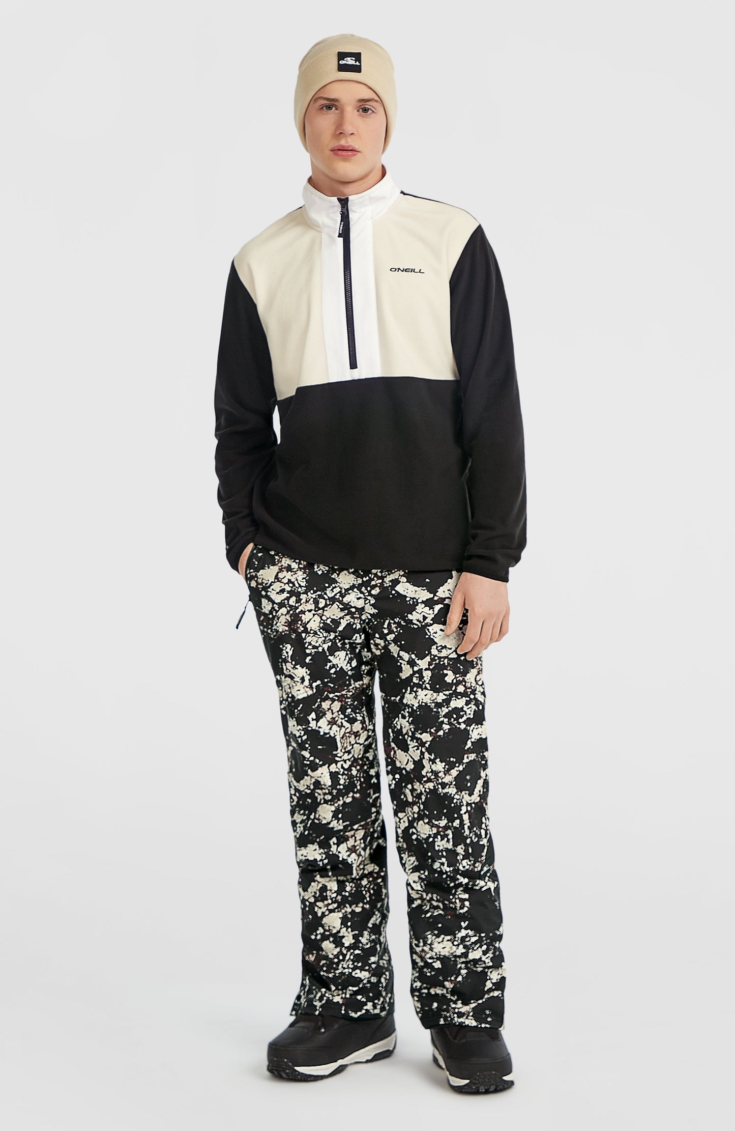 FWC'Cruz Snow Pants Men Black/Beige Quarry