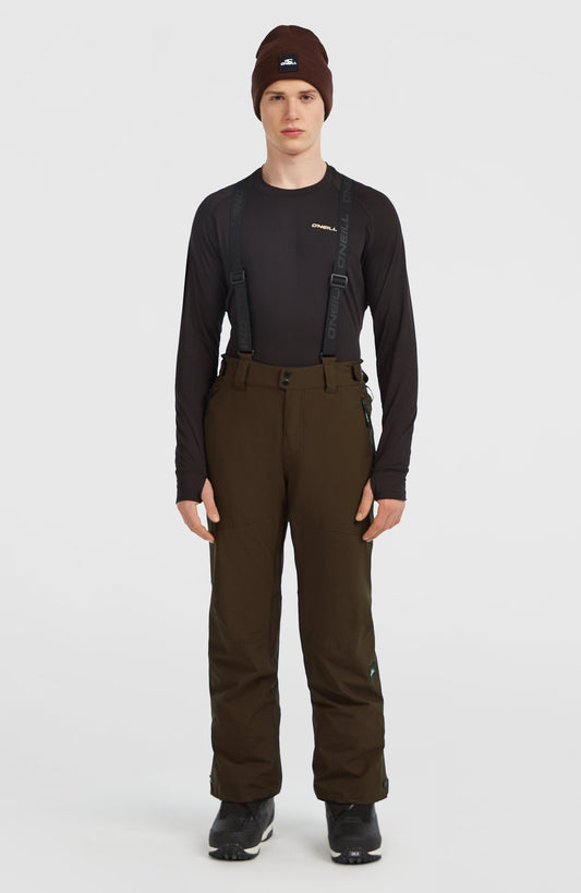 FWC'Cruz Suspender Snow Pants Men Coffee Bean