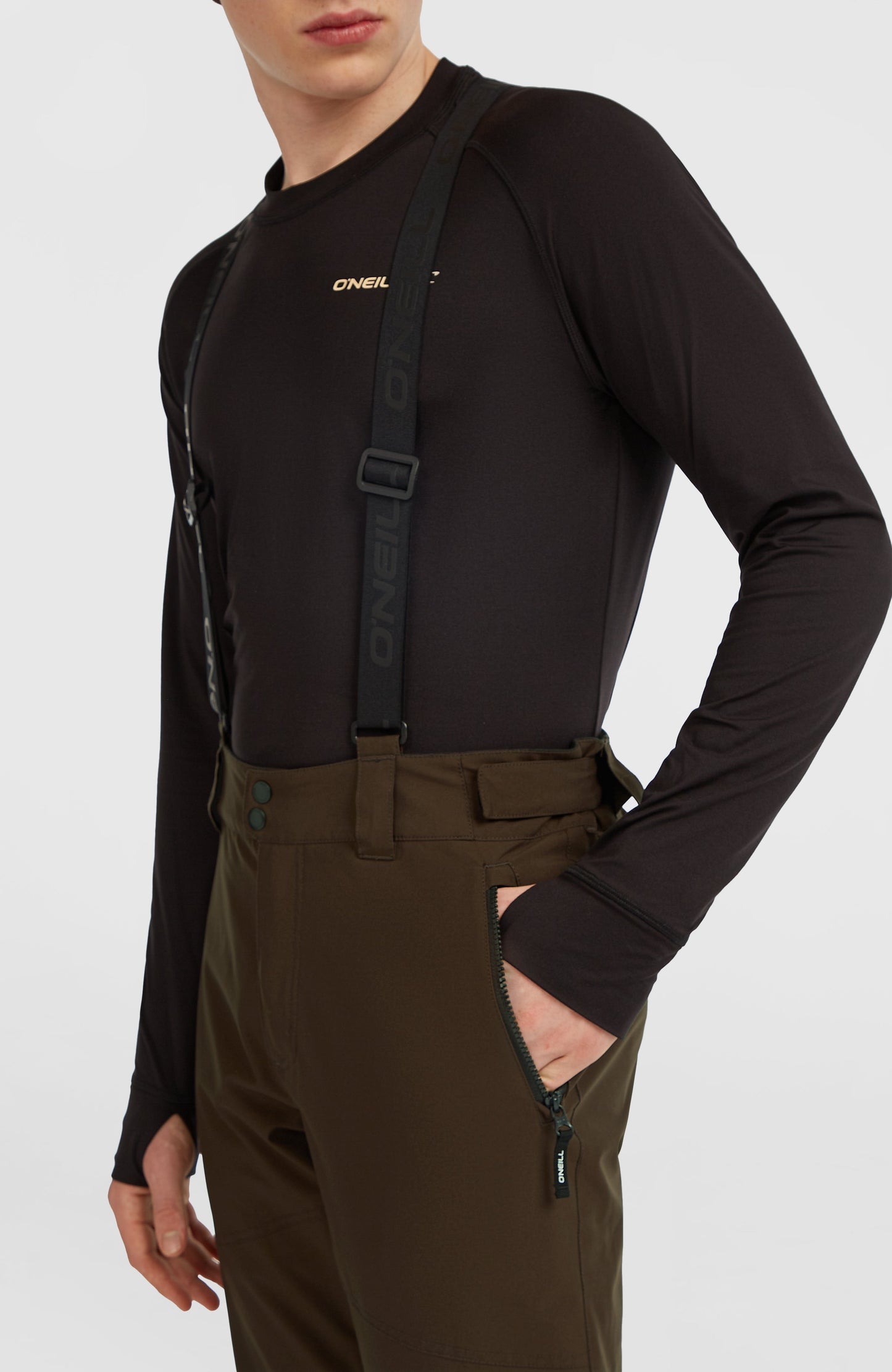 FWC'Cruz Suspender Snow Pants Men Coffee Bean