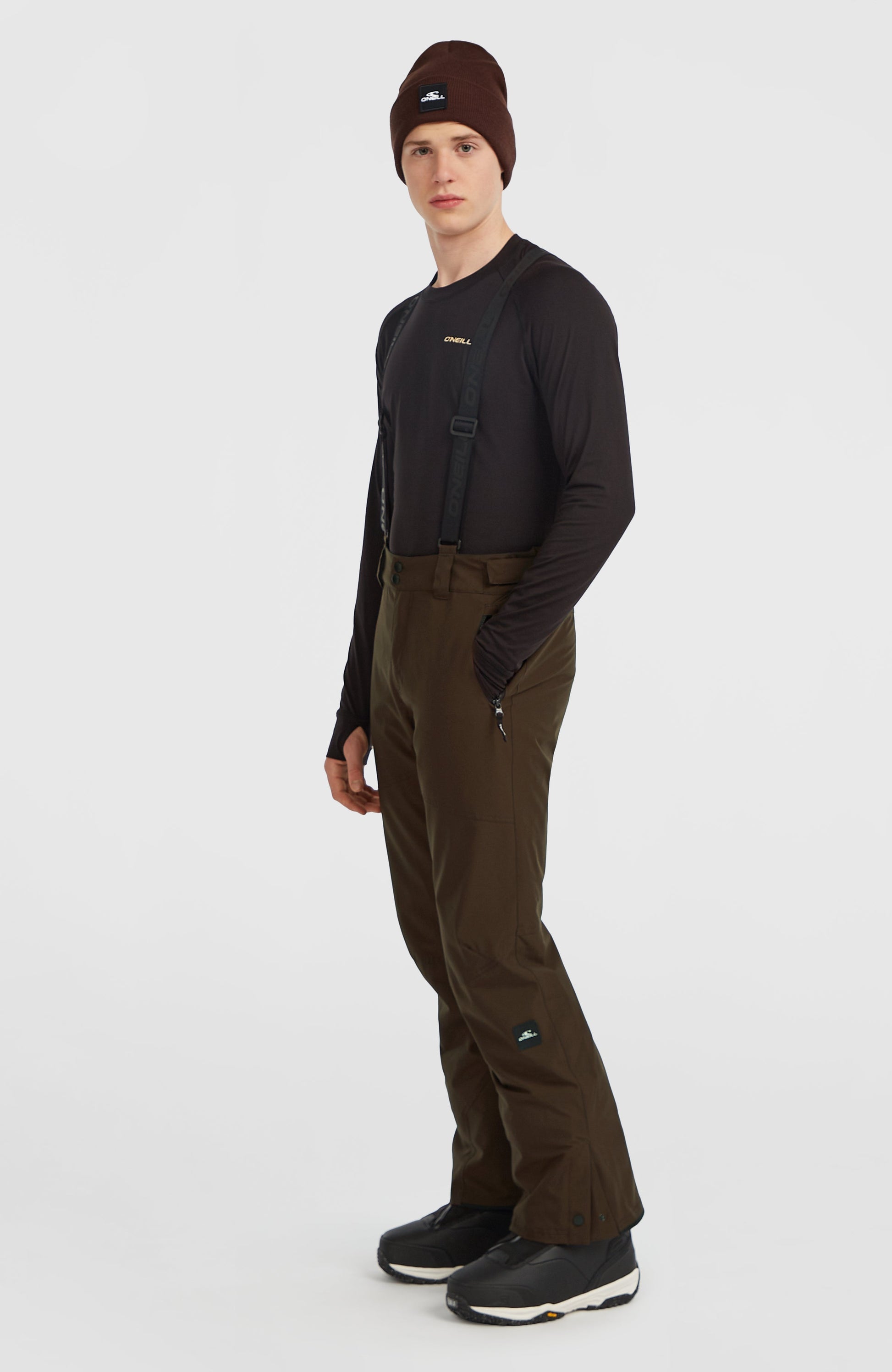 FWC'Cruz Suspender Snow Pants Men Coffee Bean