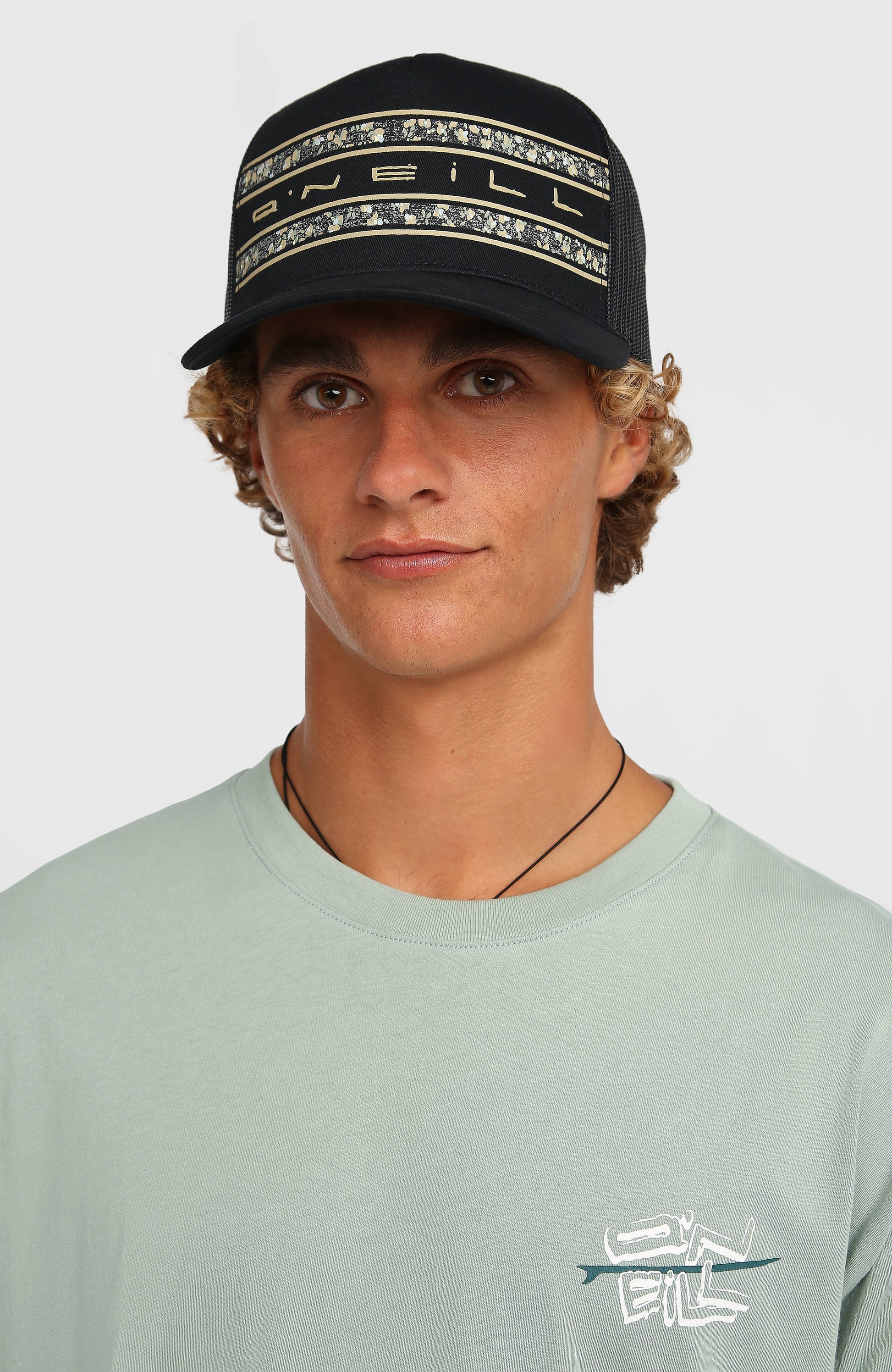 O'Neill Flower Trucker Cap Men Black Out