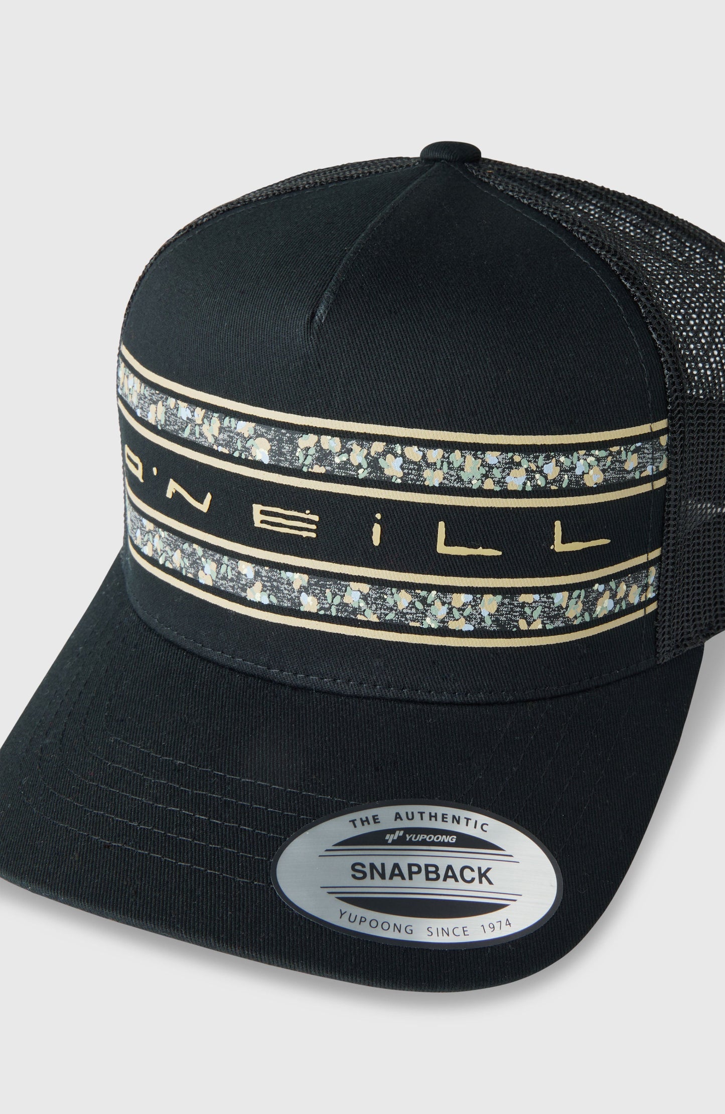 O'Neill Flower Trucker Cap Men Black Out