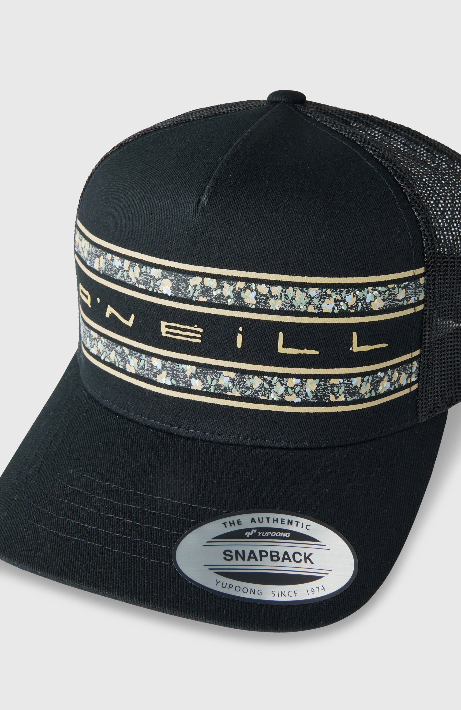 O'Neill Flower Trucker Cap Men Black Out