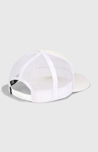 Flower Trucker Cap Men Snow White