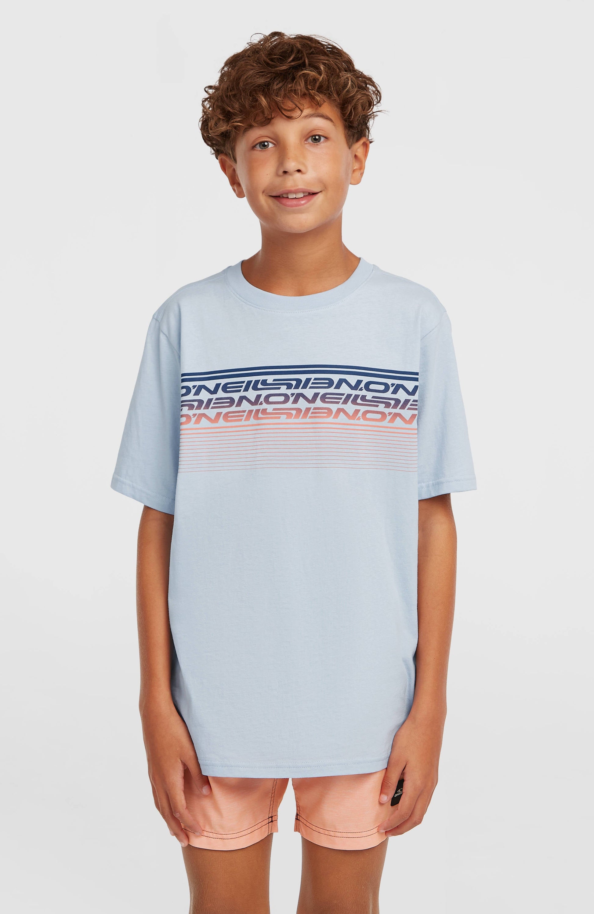 O'Neill Logo Stripe Swimshorts Kids Boys Purple Heritage O'Neill