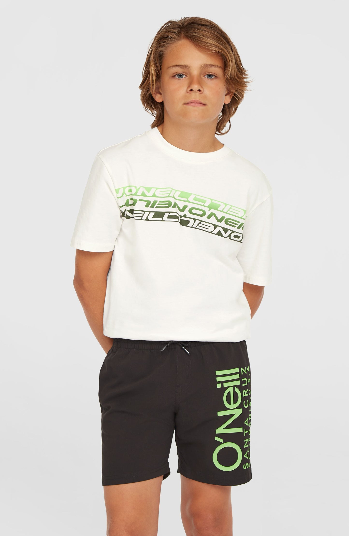Original Cali 14'' Swim Shorts Kids Black Out