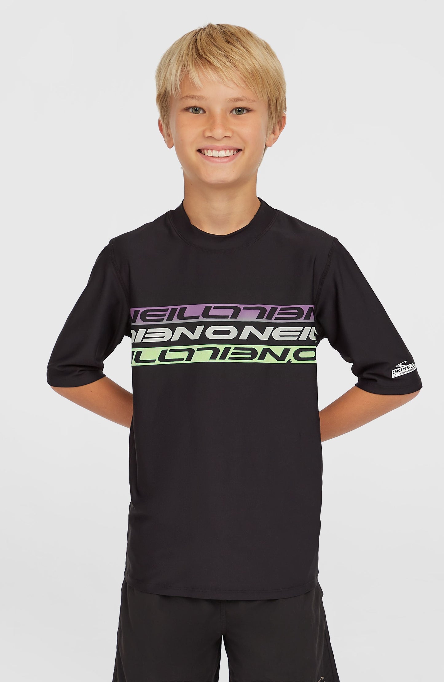 Short Sleeve Skin Kids|Wetsuits Black Out
