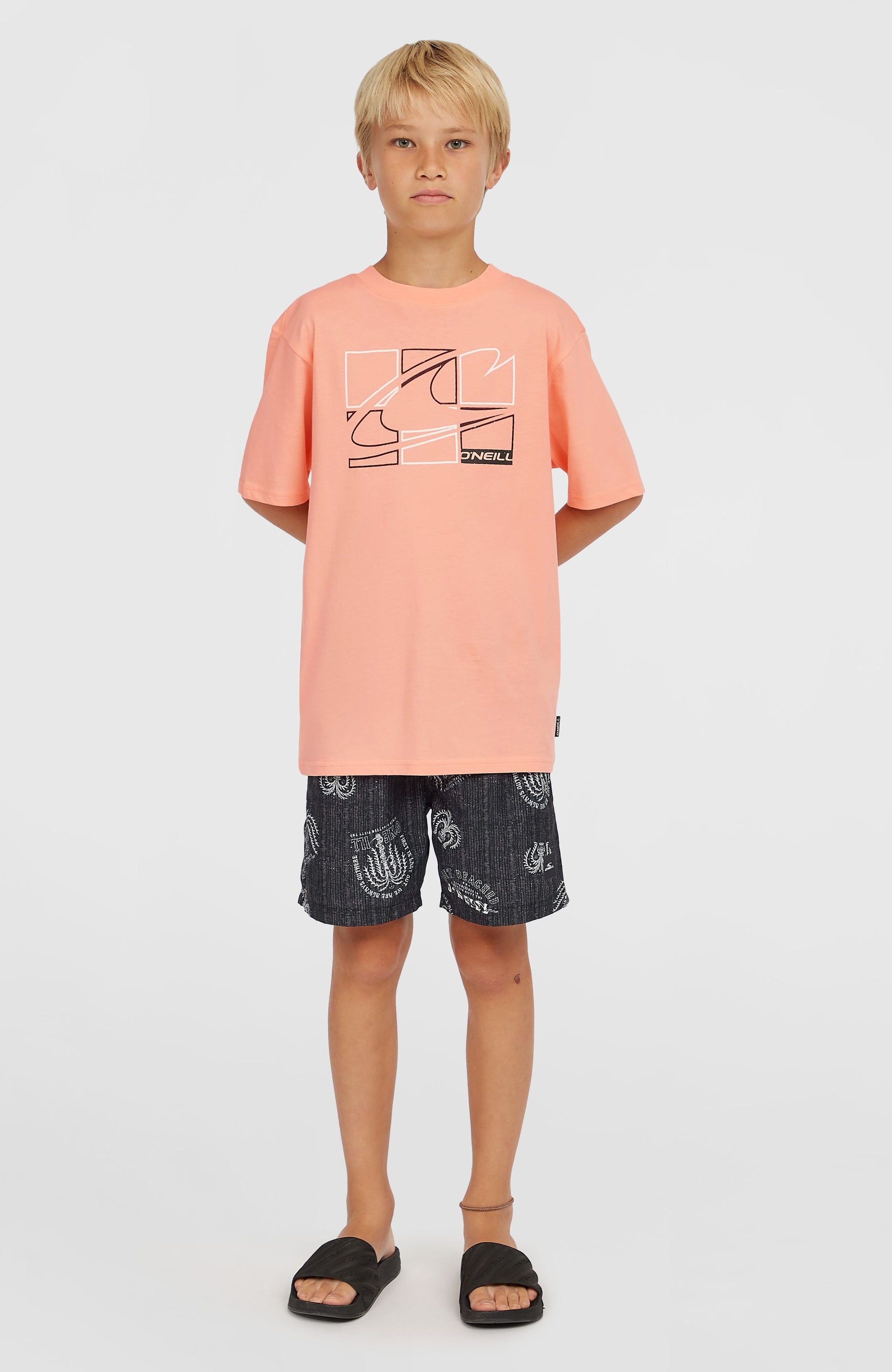 Cali 14'' Swim Shorts Kids Black Mystical
