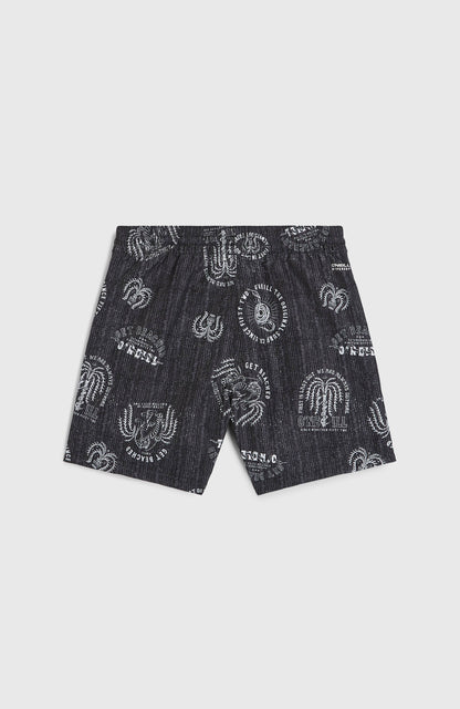Cali 14'' Swim Shorts Kids Black Mystical