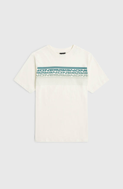 O'Neill Logo Stripe T-Shirt Kids Snow White