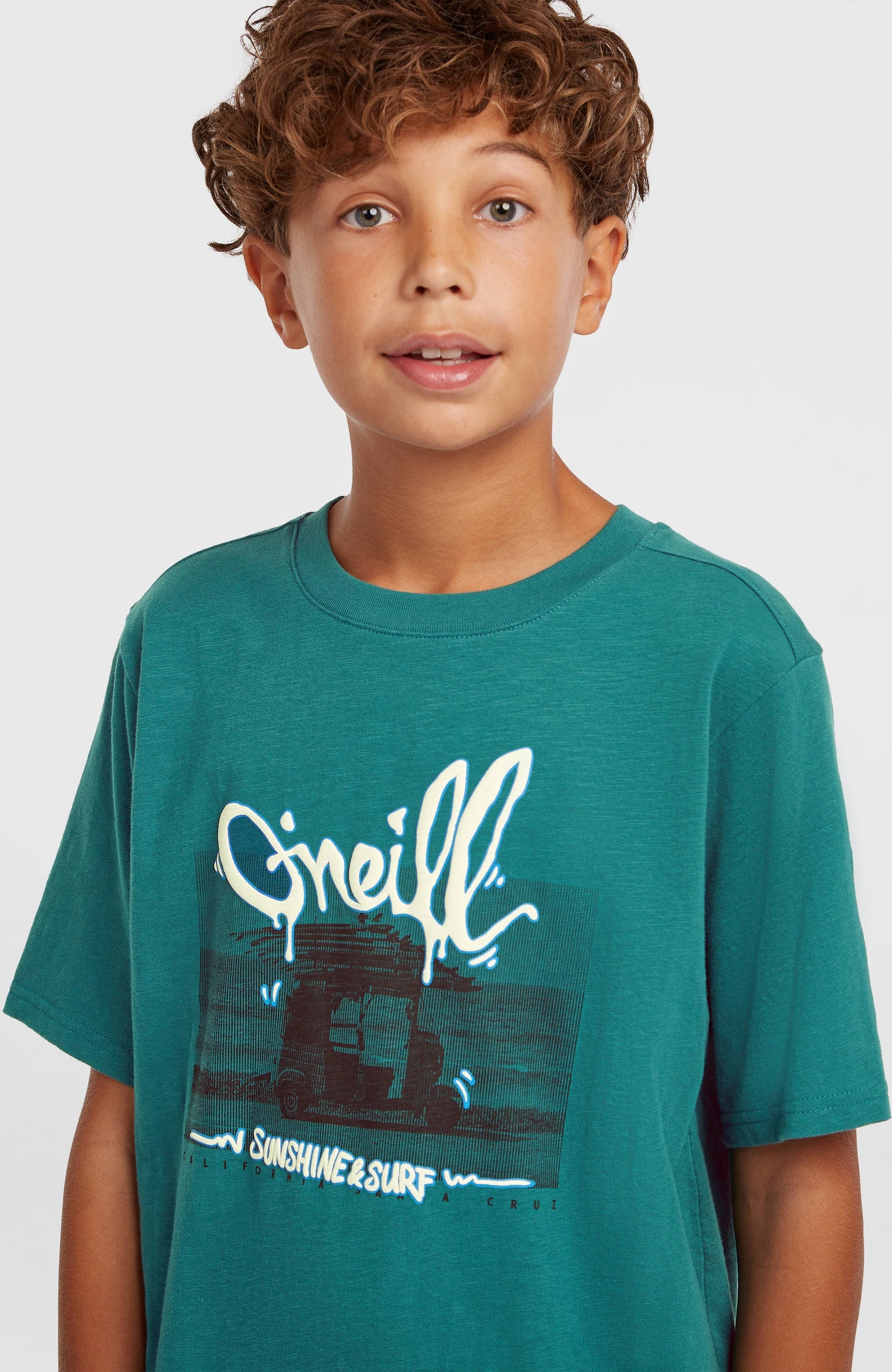Slub Graphic T-Shirt Kids Botanical Heat