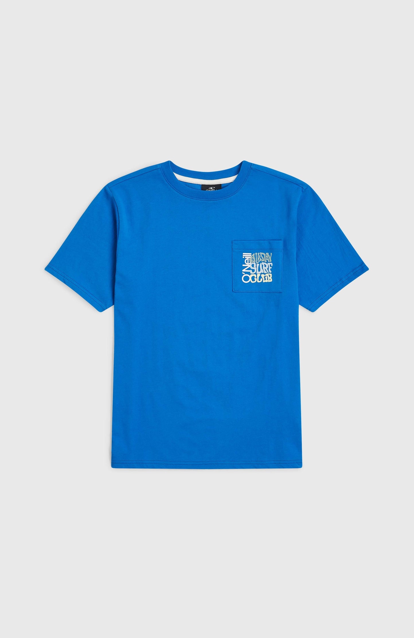 Chest Pocket T-Shirt Kids Mediterranean Blue