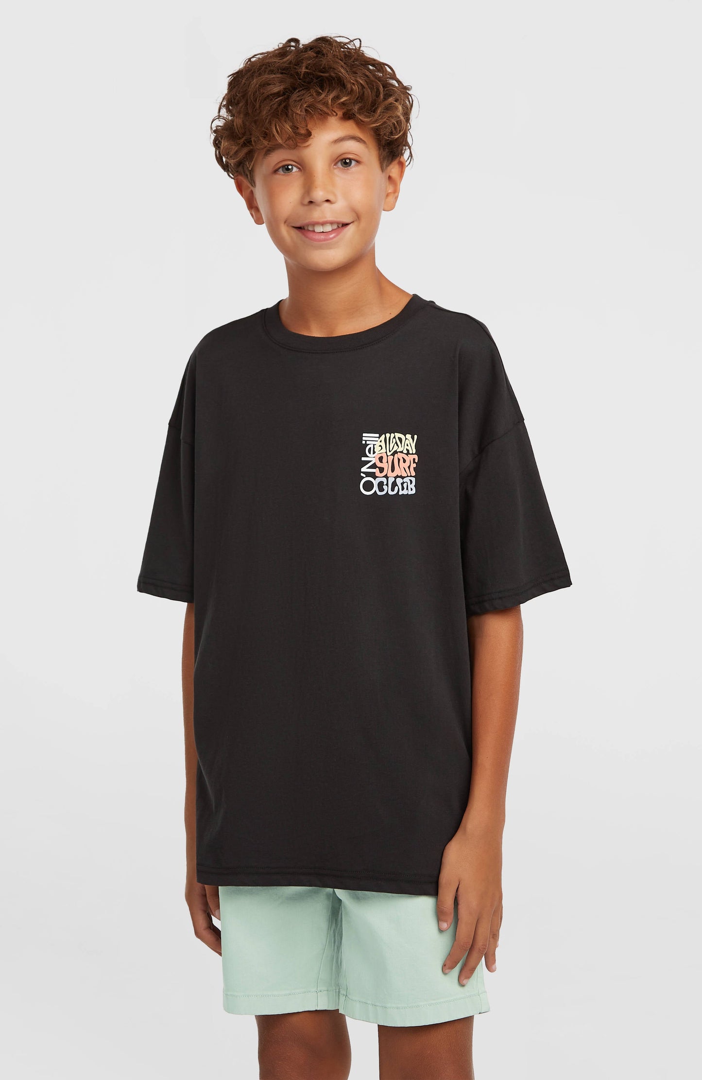 Back Print T-Shirt Kids Black Out