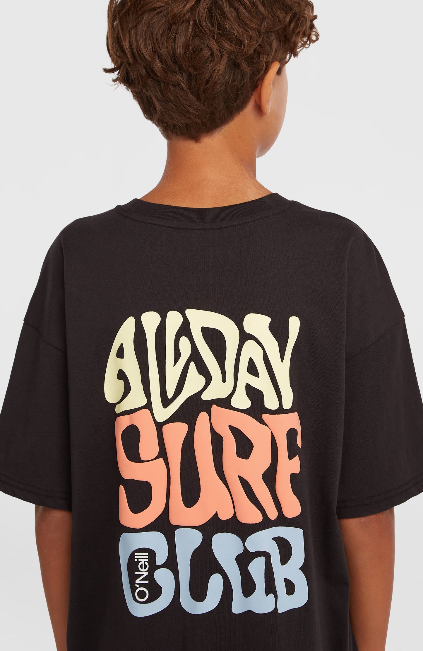 Back Print T-Shirt Kids Black Out