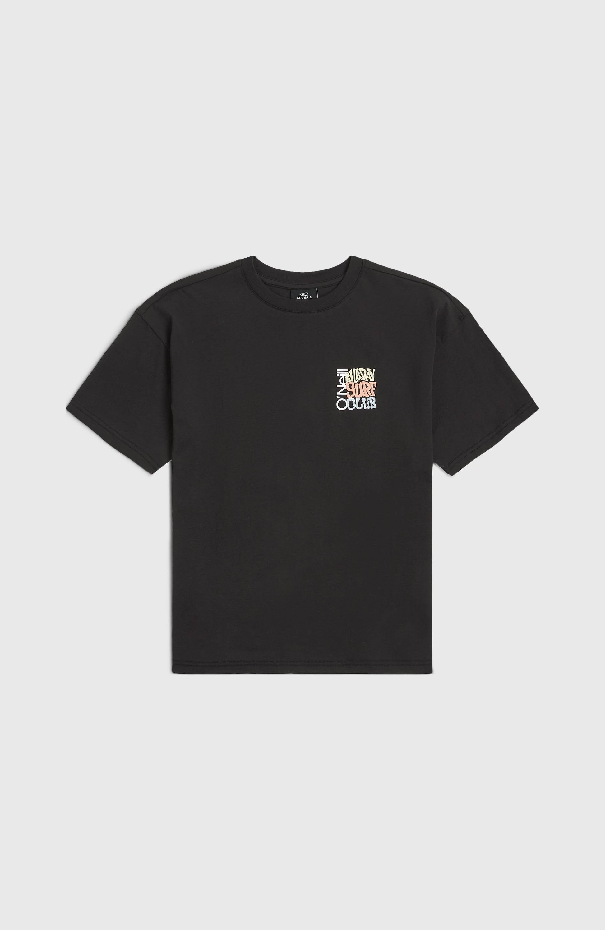 Back Print T-Shirt Kids Black Out