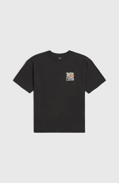 Back Print T-Shirt Kids Black Out