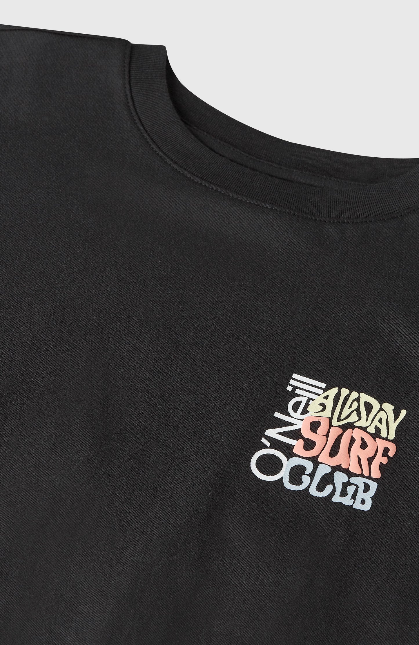 Back Print T-Shirt Kids Black Out