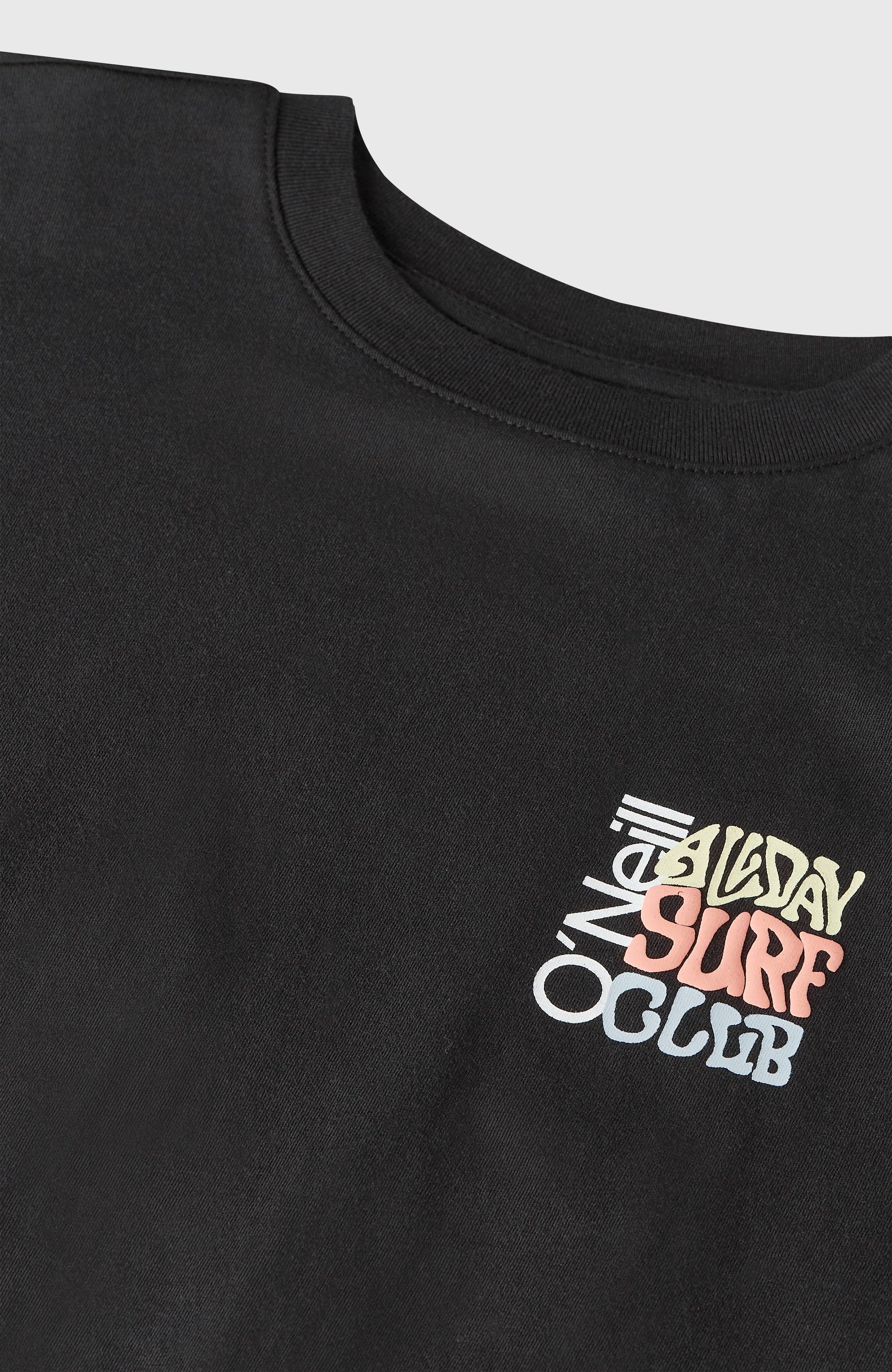 Back Print T-Shirt Kids Black Out