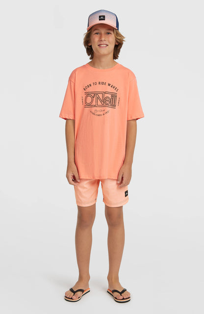 O'Neill Muir T-Shirt Kids Funky Peach