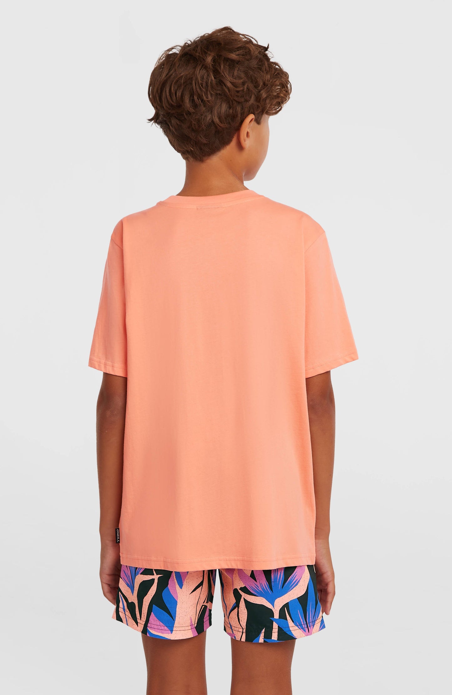 O'Neill Chest Print T-Shirt Kids Funky Peach