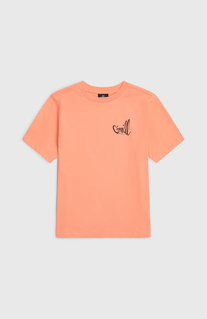 O'Neill Chest Print T-Shirt Kids Funky Peach