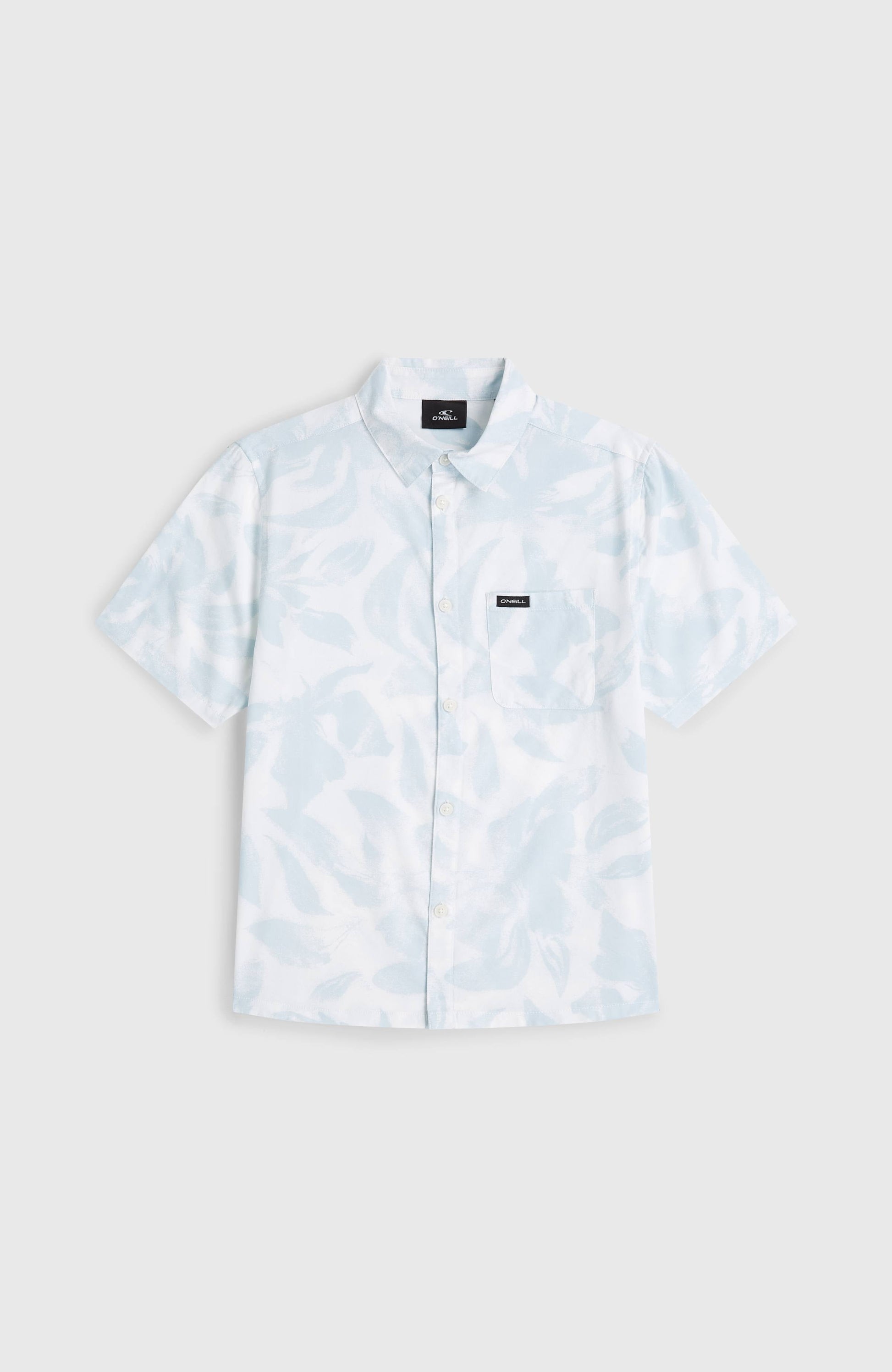 Print Shirt Kids White Spray Flower