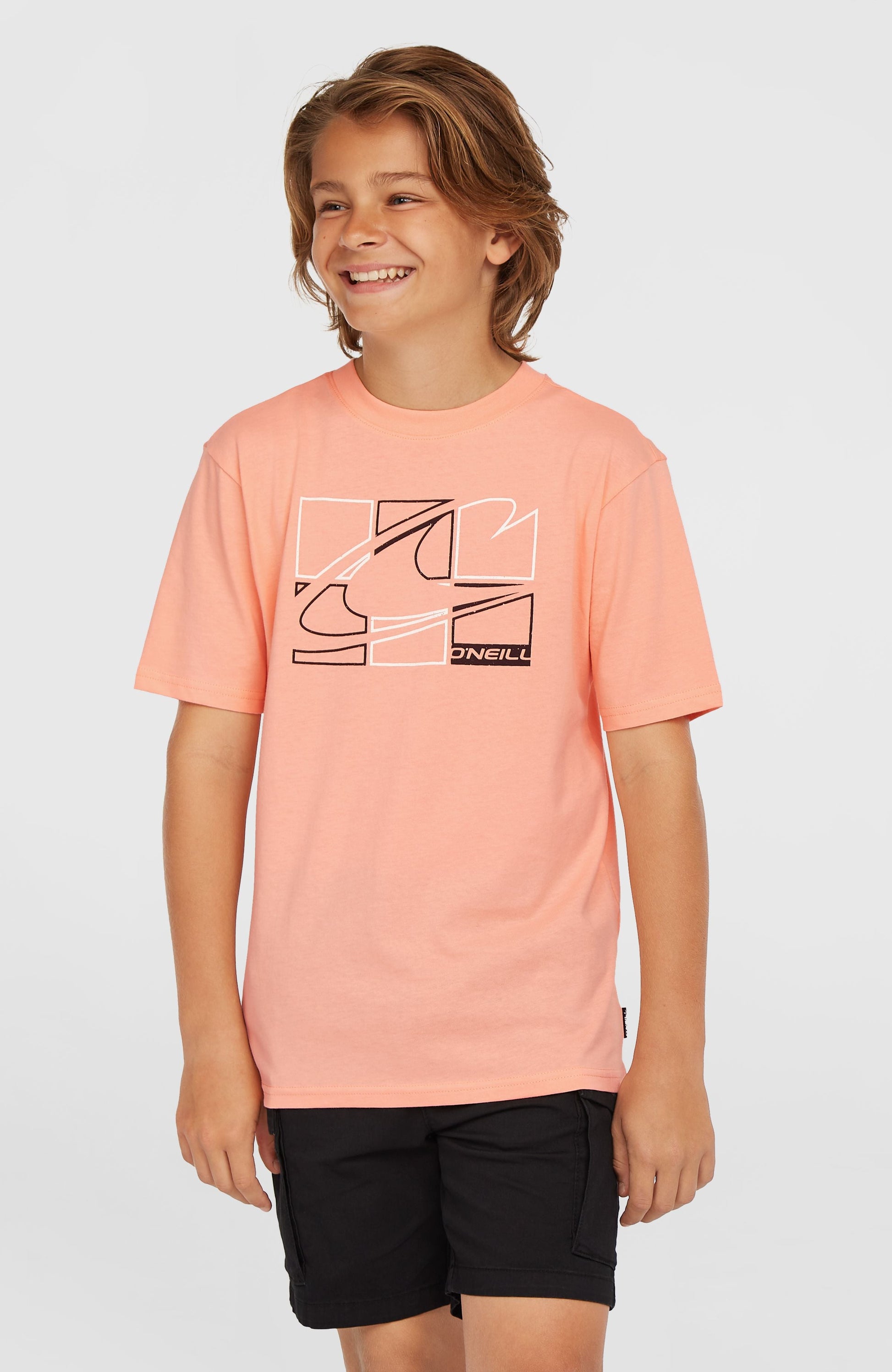Graphic T-Shirt Kids Coral Pop