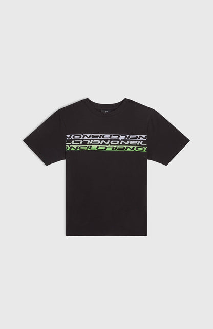 Stripe T-Shirt Kids Black Out