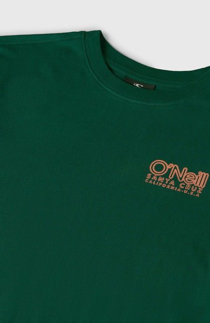 Essentials Cali Logo T-Shirt Kids Emerald Envy
