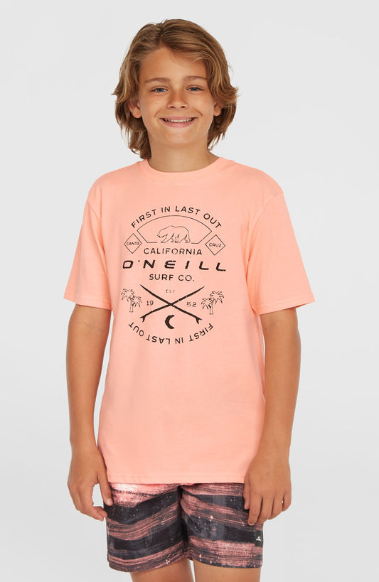 Jack O'Neill Muir T-Shirt Kids Coral Pop