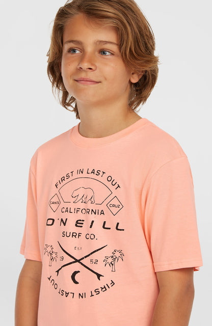 Jack O'Neill Muir T-Shirt Kids Coral Pop