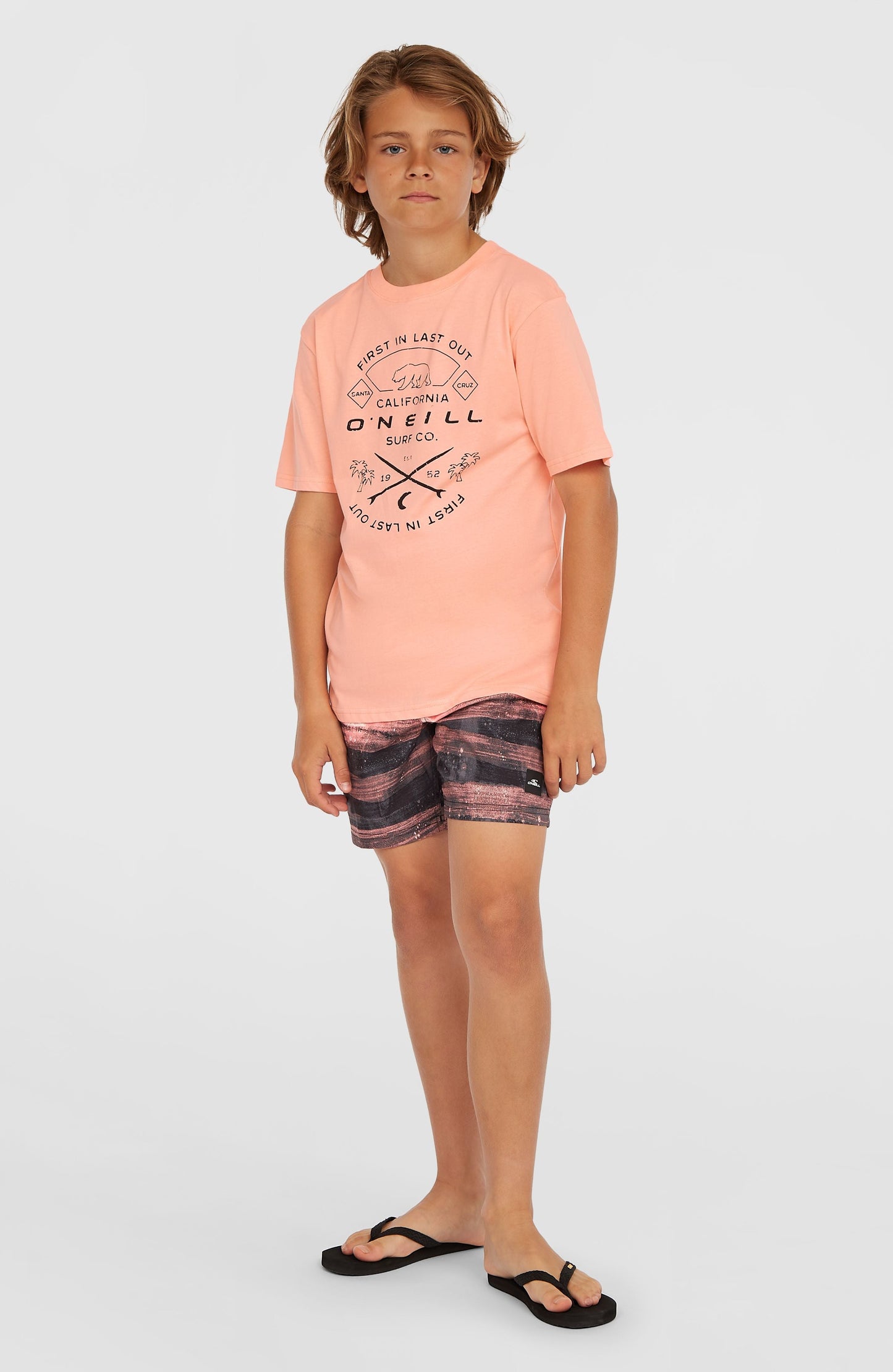Jack O'Neill Muir T-Shirt Kids Coral Pop