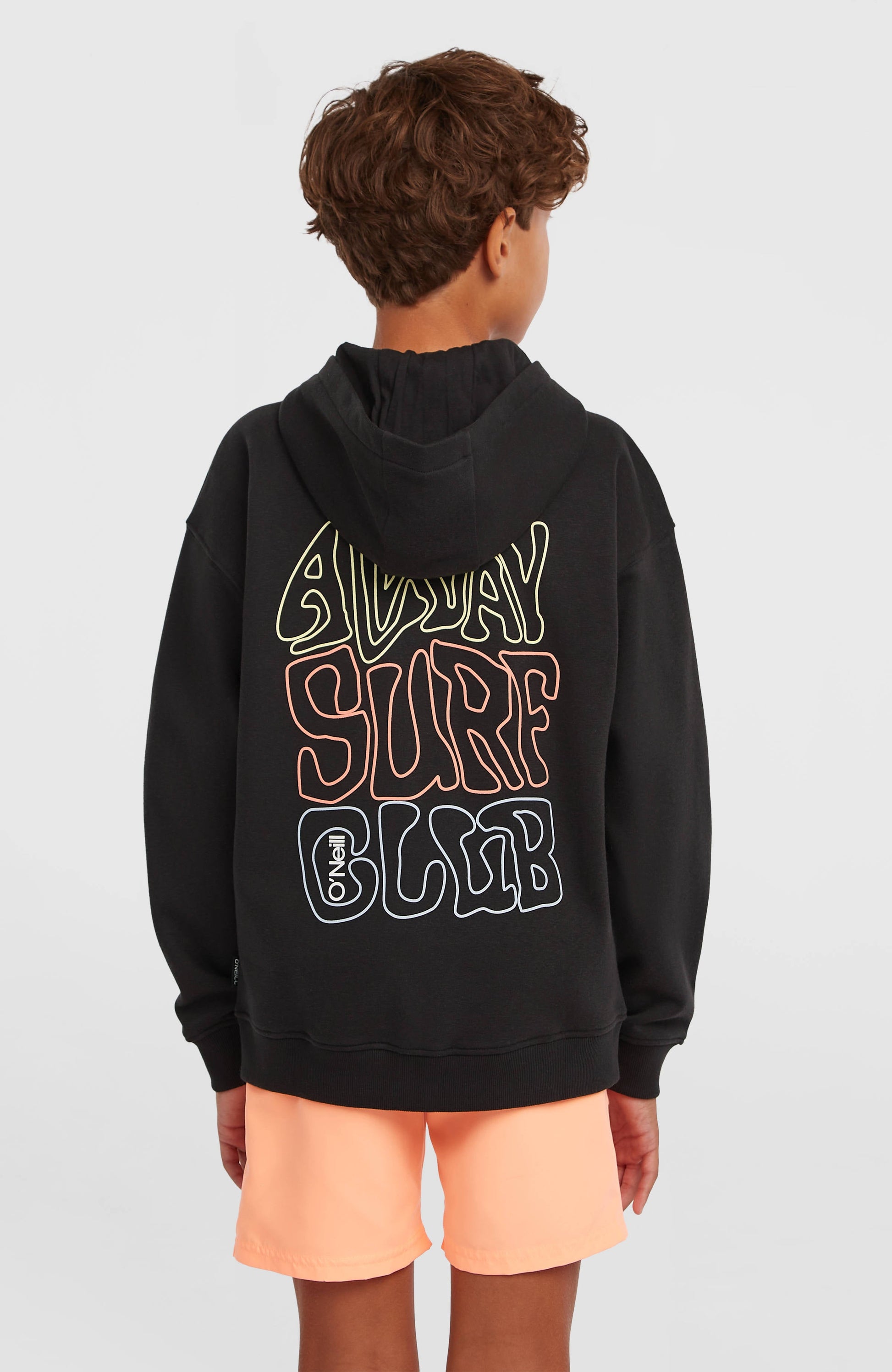 Graphic Full-Zip Hoodie Kids Black Out