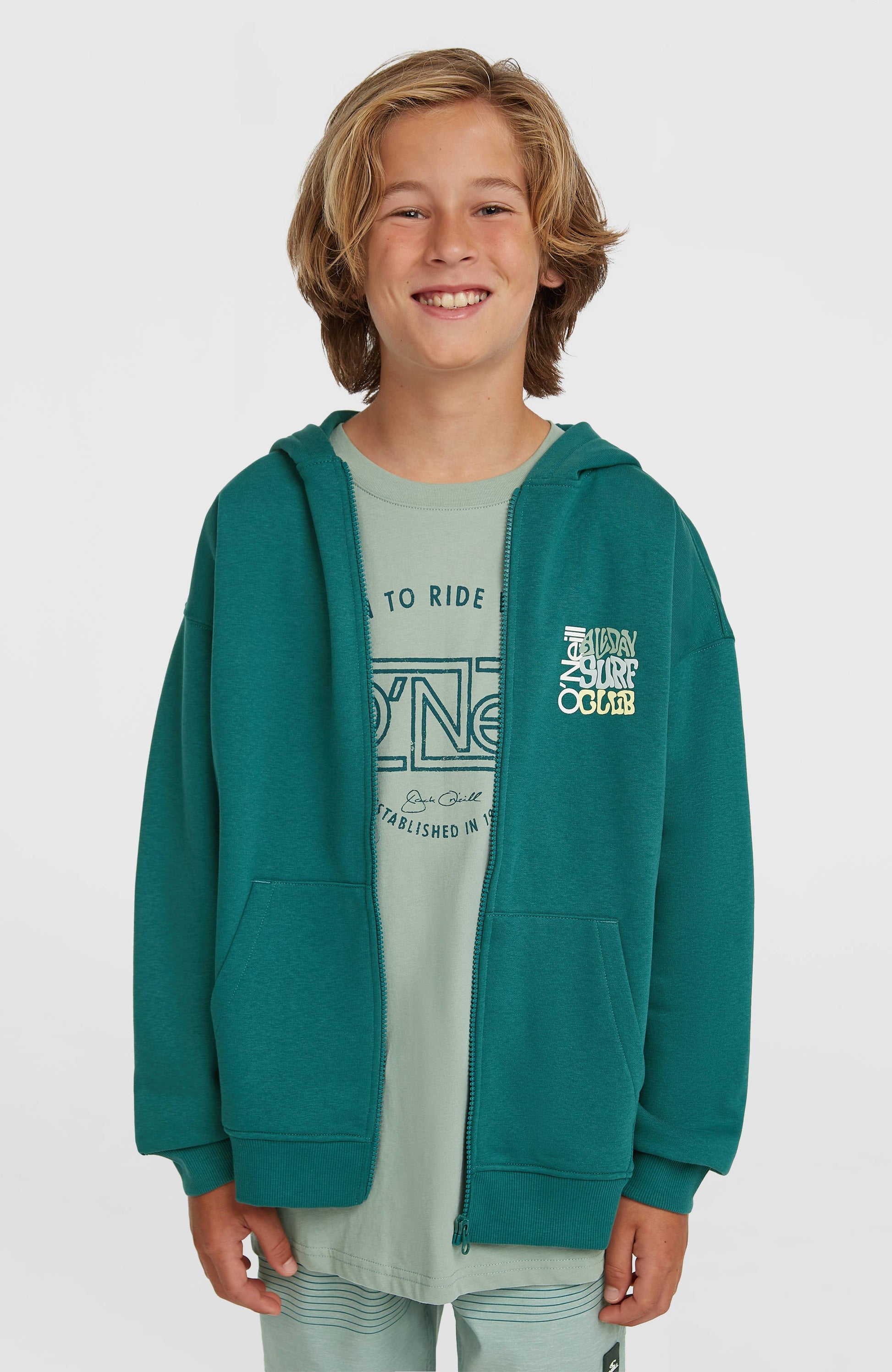 Graphic Full-Zip Hoodie Kids Botanical Heat