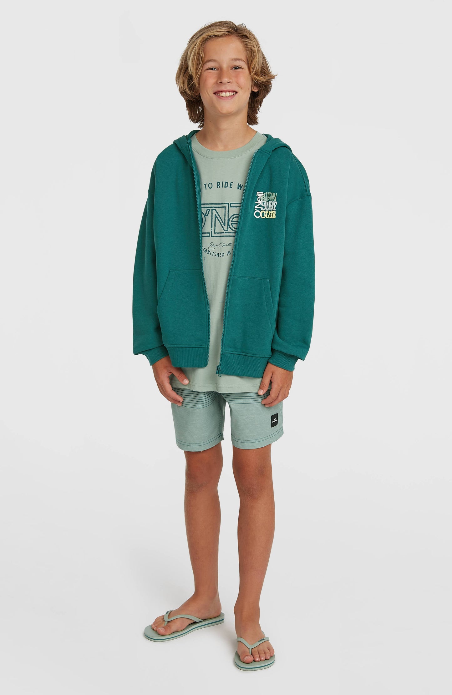 Graphic Full-Zip Hoodie Kids Botanical Heat