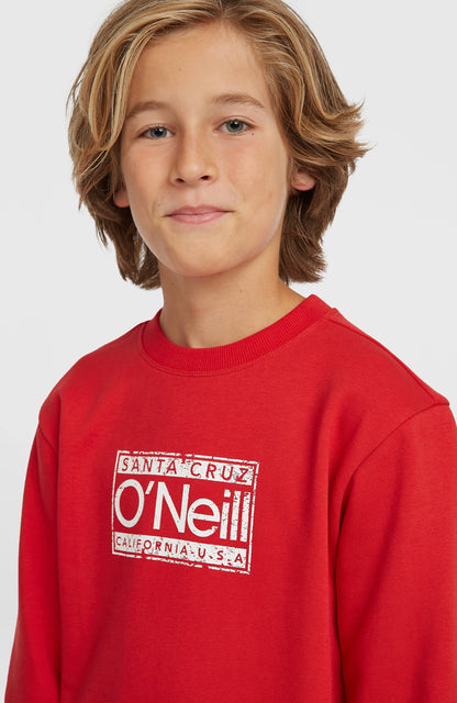 Cali Crew Sweatshirt Kids High Risk Red