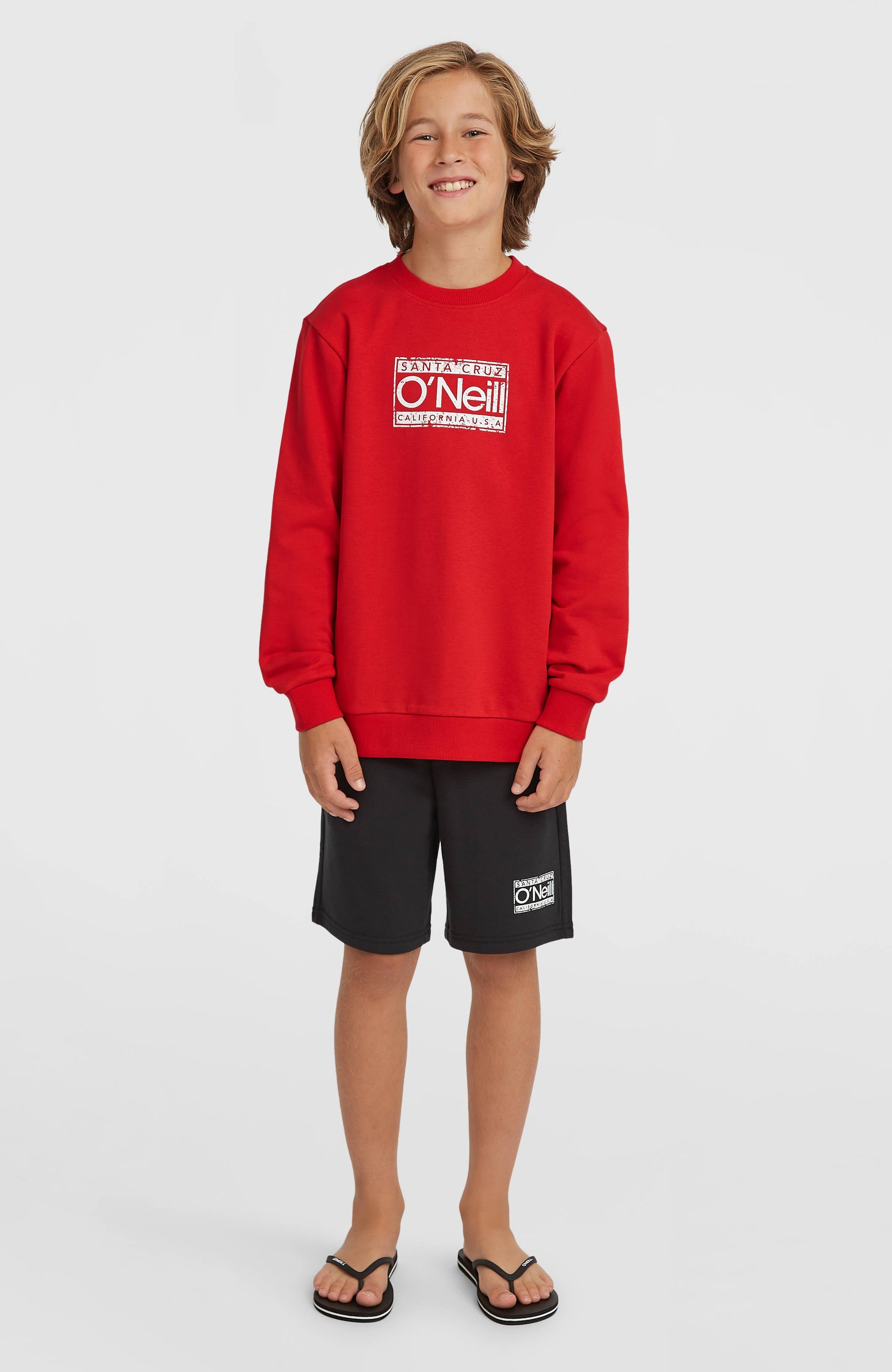 Cali Crew Sweatshirt Kids High Risk Red