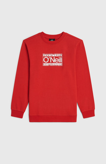 Cali Crew Sweatshirt Kids High Risk Red