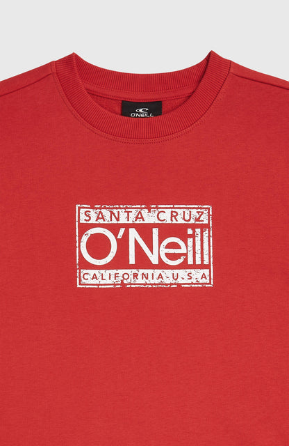 Cali Crew Sweatshirt Kids High Risk Red