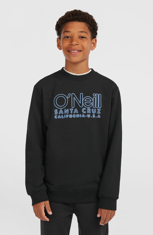 Essentials Crew Sweatshirt Kids Black Out