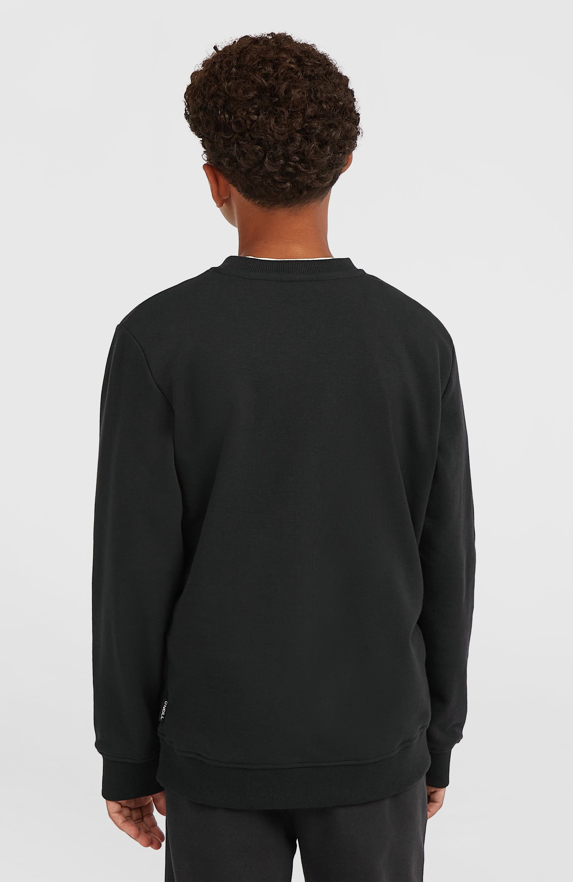 Essentials Crew Sweatshirt Kids Black Out