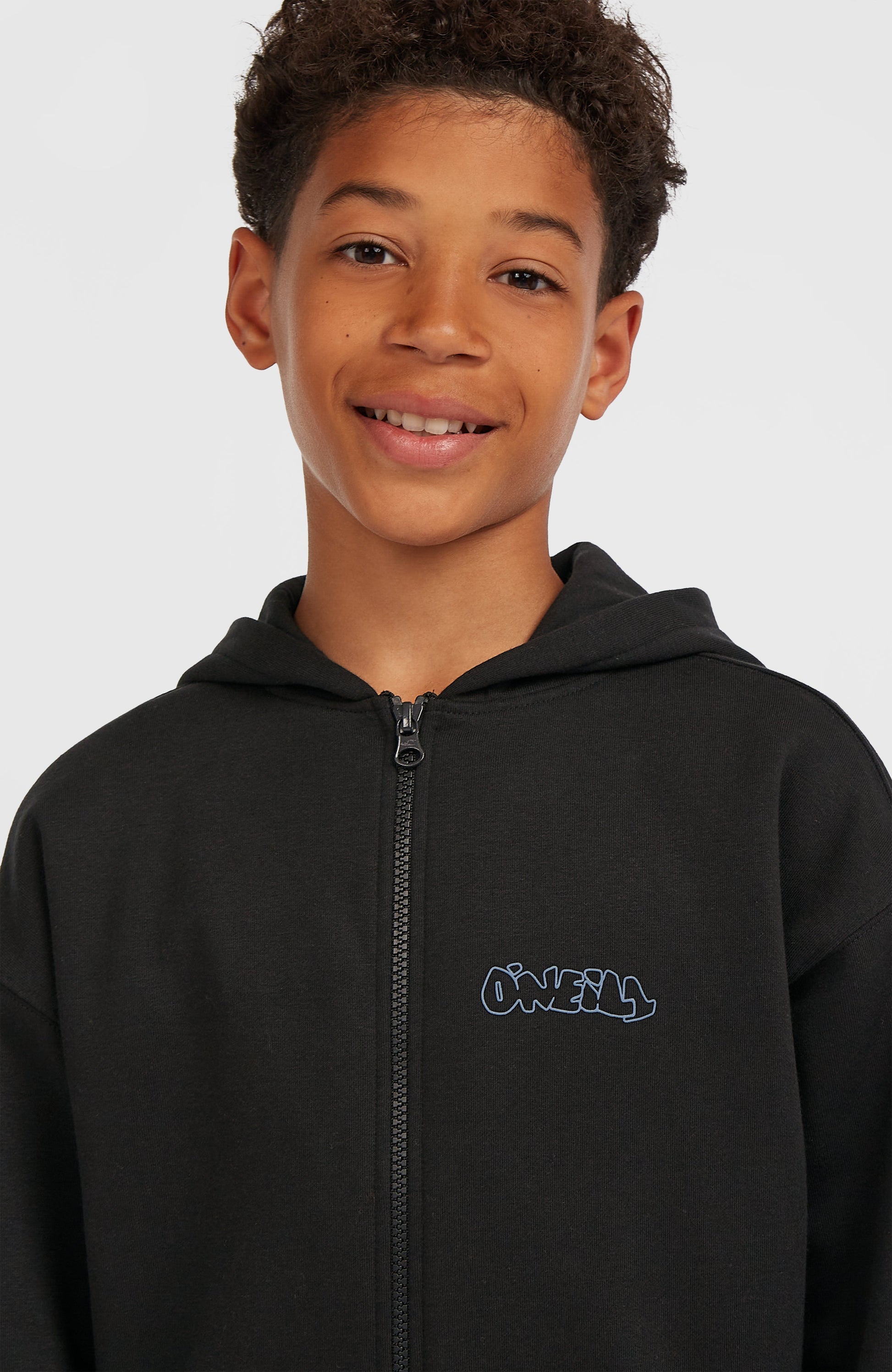 Must-Have Full-Zip Hoodie Kids Black Out