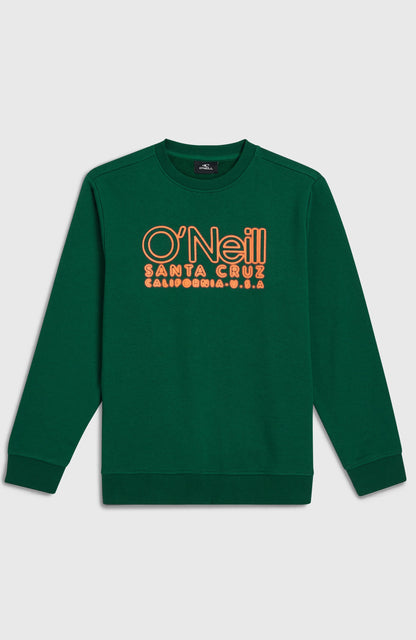 Essentials Crew Sweatshirt Kids Emerald Envy