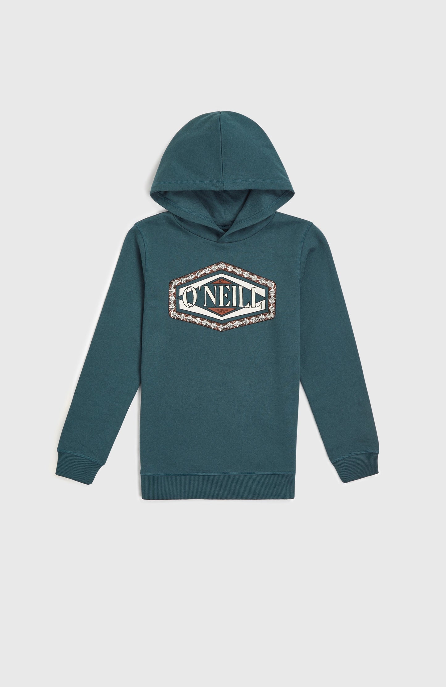 Front Print Hoodie Kids Alma Steel
