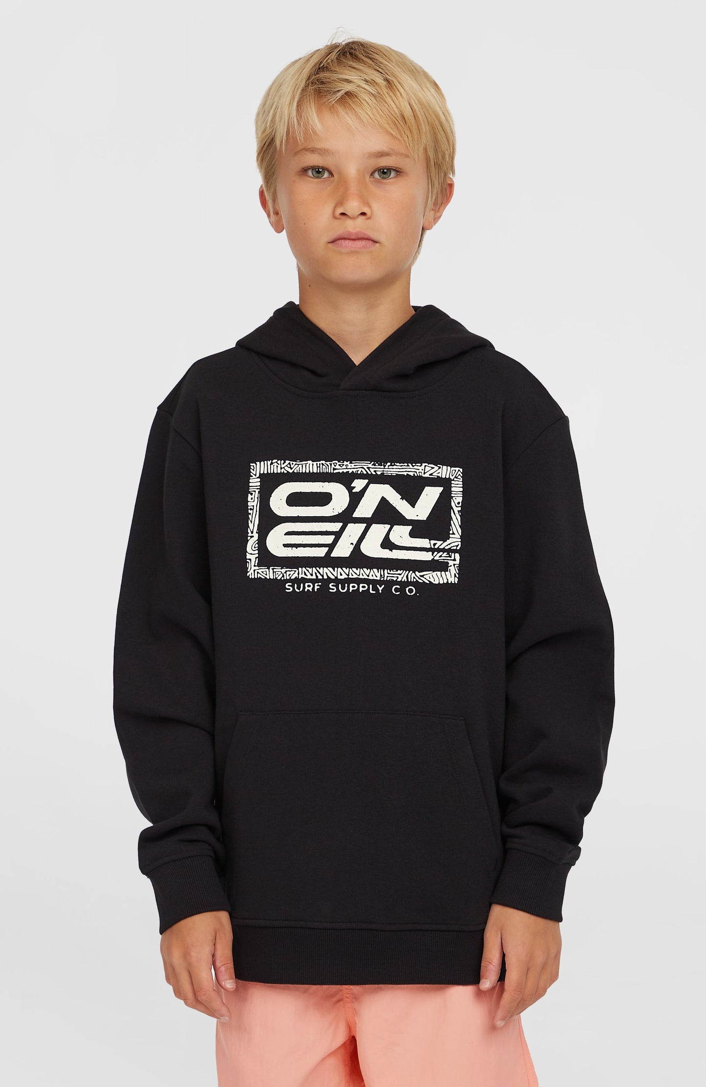 Logo Hoodie Kids Black Out