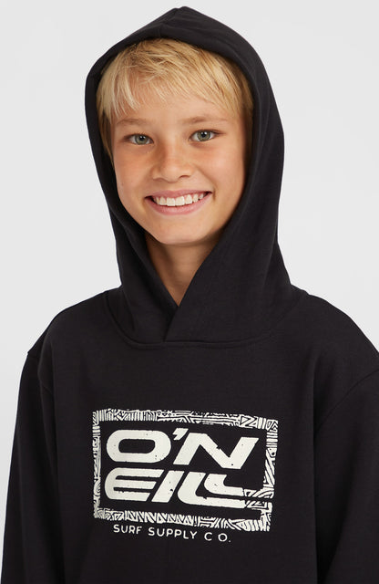 Logo Hoodie Kids Black Out