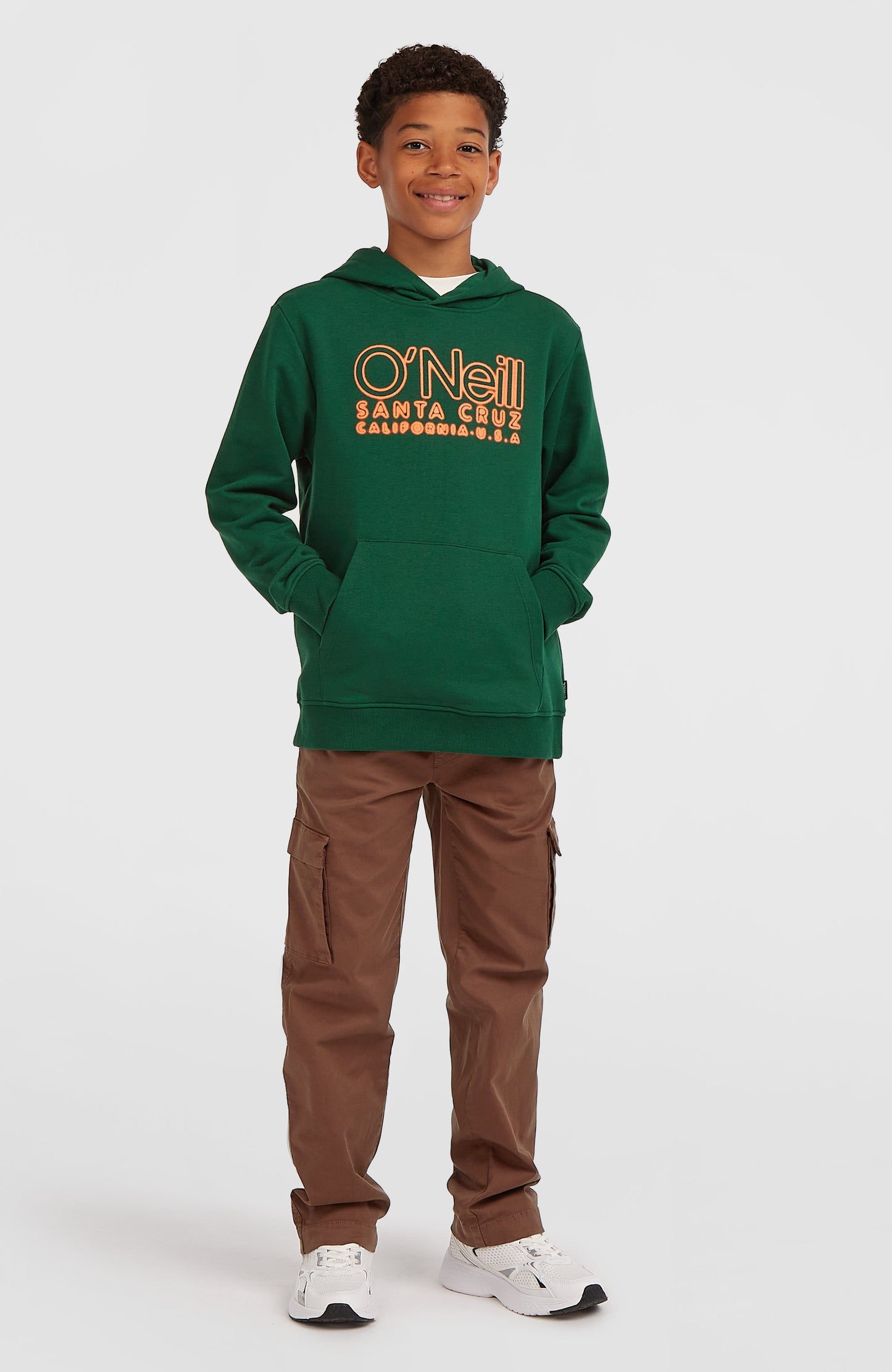 Essentials Hoodie Kids Emerald Envy