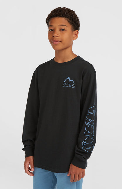Long-Sleeve T-Shirt Kids Black Out