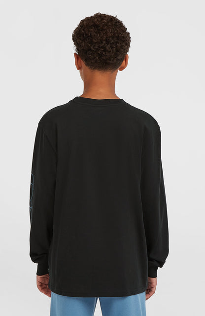 Long-Sleeve T-Shirt Kids Black Out